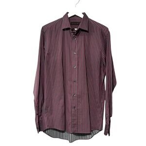 ETRO Stripes Down Long Sleeve Button Down